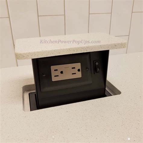 electrical outlet box for kitchen island|electrical outlets for island countertops.